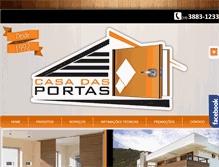 Tablet Screenshot of casadasportas.nae.com.br